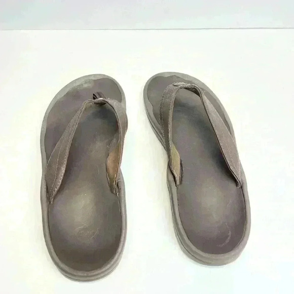 Olukai Ohana Dark Java Comfort Flip Flop Sandal Women's US Size 11 - Picture 3 of 7